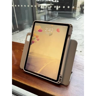 ถอดปกได้ เคสไอแพด compatible for iPad Air6 Air7 Air5 Air4 gen10 gen11 Pro11 Gen9 8 7 10.2 pro13 pro12.9 Case หมุนได้ 360 องศา พร้อมขาตั้งแม่เหล็ก เคสสำหรับไอแพด