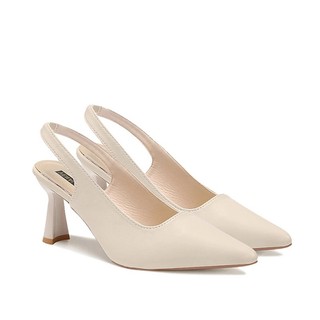 QS 2025 New Korean fashion high heels leather pointed sandals women casual sexy#FL402