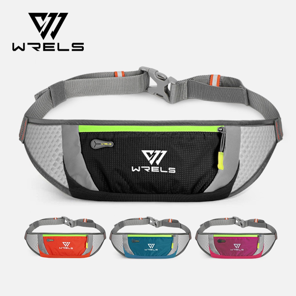 WRELS กระเป๋าคาดเอว สะท้อนแสง เหมาะกับการวิ่ง เล่นกีฬากลางแจ้ง