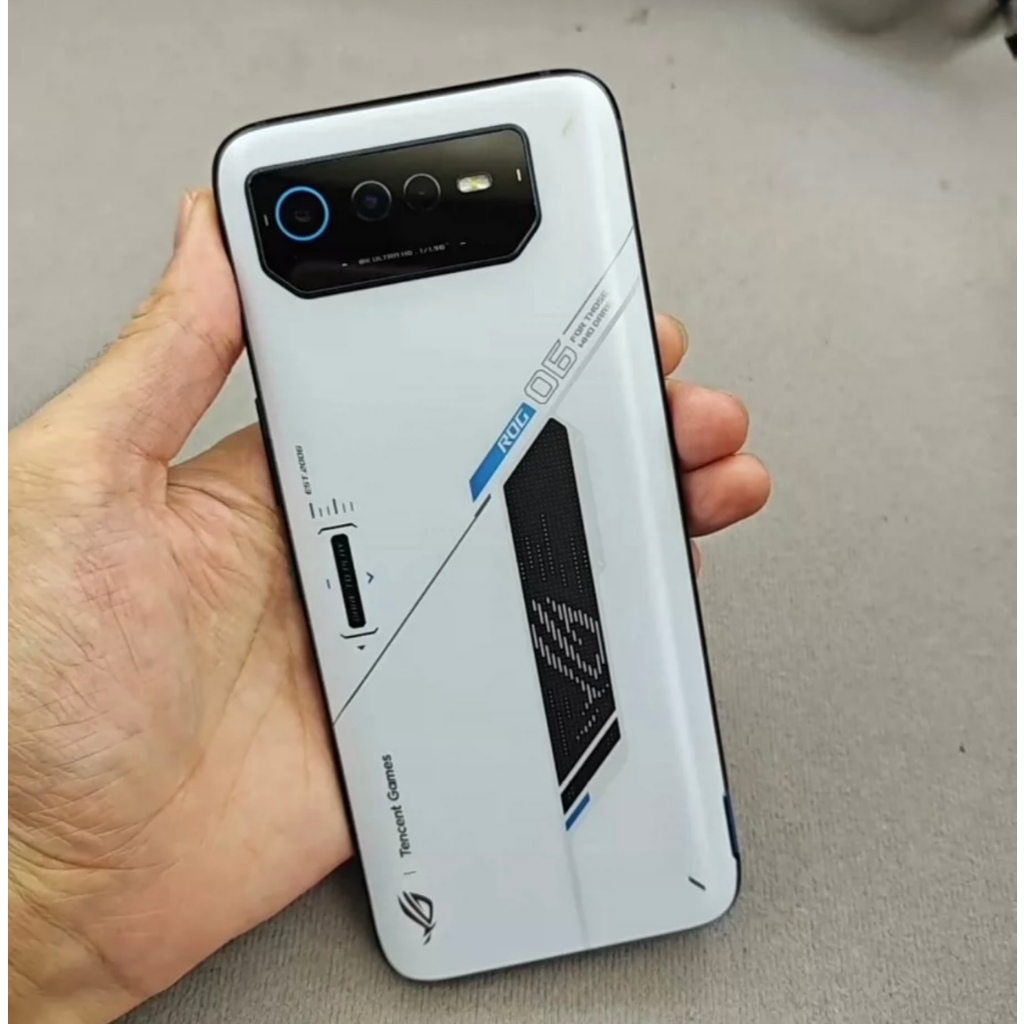 อุปกรณ์เล่นเกม ASUS ROG Phone 6 มือสองดั้งเดิม - เวอร์ชั่นสากล จอแสดงผล 165Hz GameCool 6 Tech, ที่เก