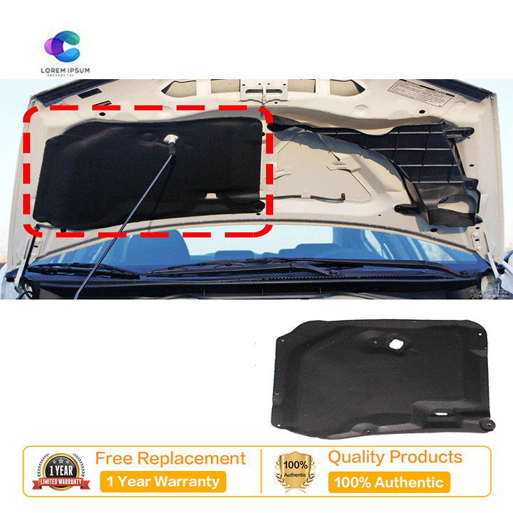 Honda City GM2/TMO 2008-2014 พร้อมแผ่นอลูมิเนียมฝากระโปรงหน้า/Bonnet ผ้าฝ้ายกันเสียง, ฝาครอบฉนวนกันความร้อน