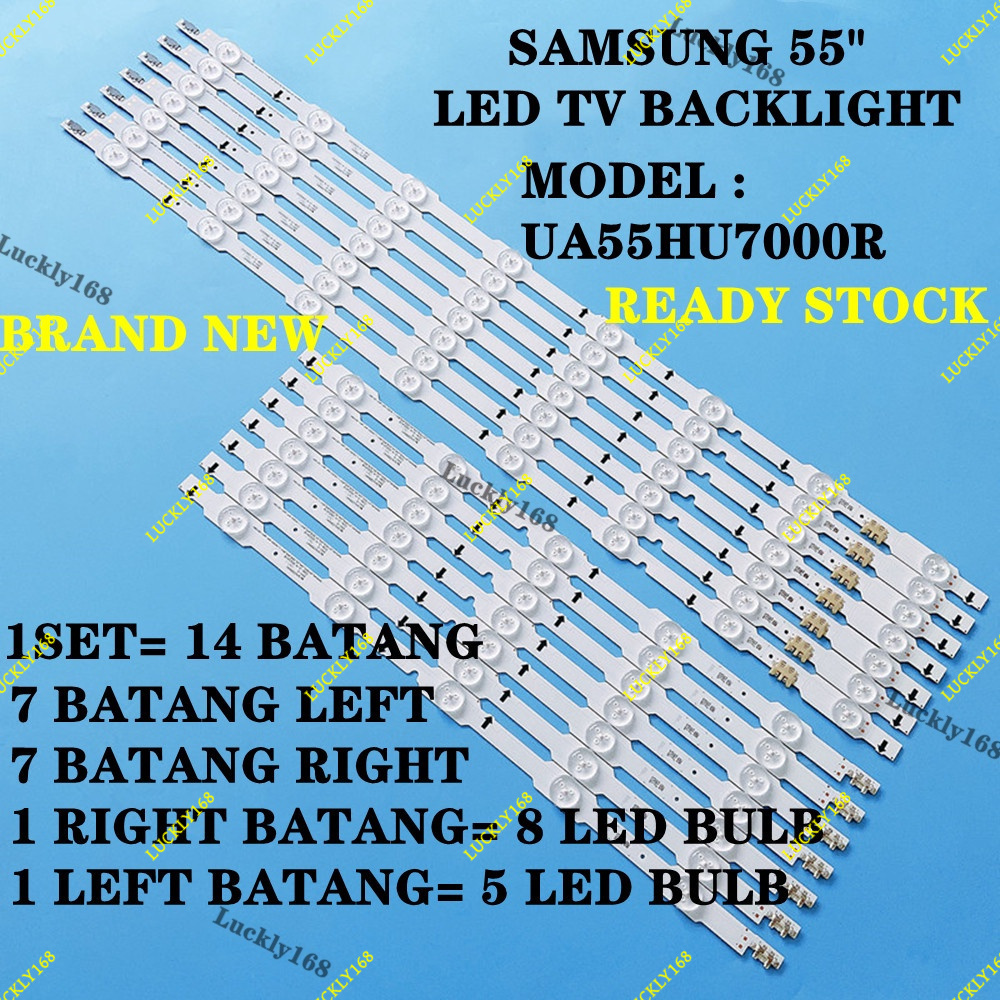 UA55HU7000R SAMSUNG 55" LED TV BACKLIGHT(LAMP TV) SAMSUNG 55 INCH LED TV UA55HU7000