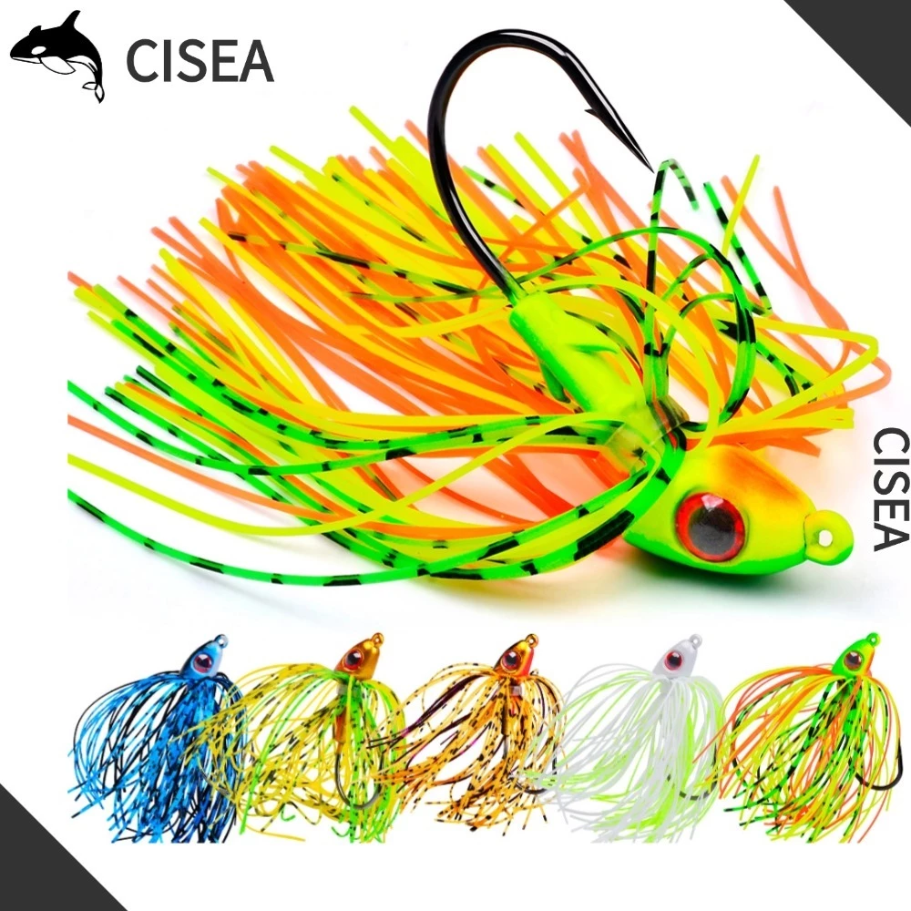 CISEA F256 เหยื่อยาง ปลา ตกปลา ตกปลา เหยื่อจิ๊ก เหยื่อ 7g 10g 14g 17g