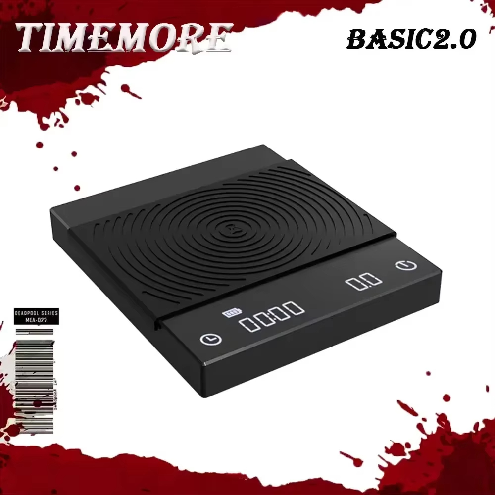 Timemore Black Mirror Basic2 Plus Up Digital Coffee Food Kitchen Scale พร้อม Time USB Light Weight Mini Digital Scale
