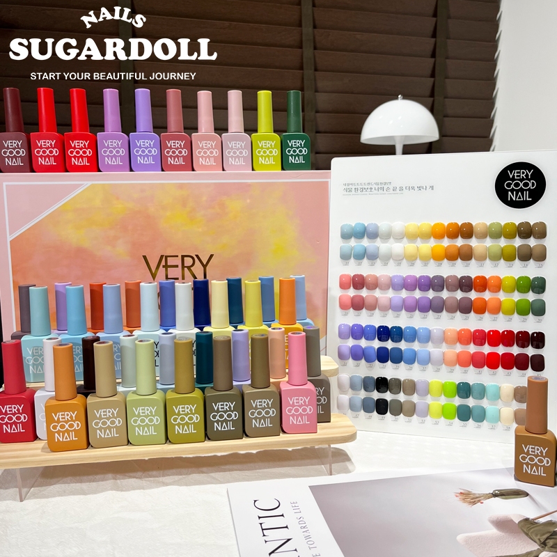 【พร้อมส่งในBangkok】สีเจล very good nail สีเจล 60 สี  สีเจลสีพื้น nails ยาทาเล็บเจล สีทาเล็บเจล สีเจล