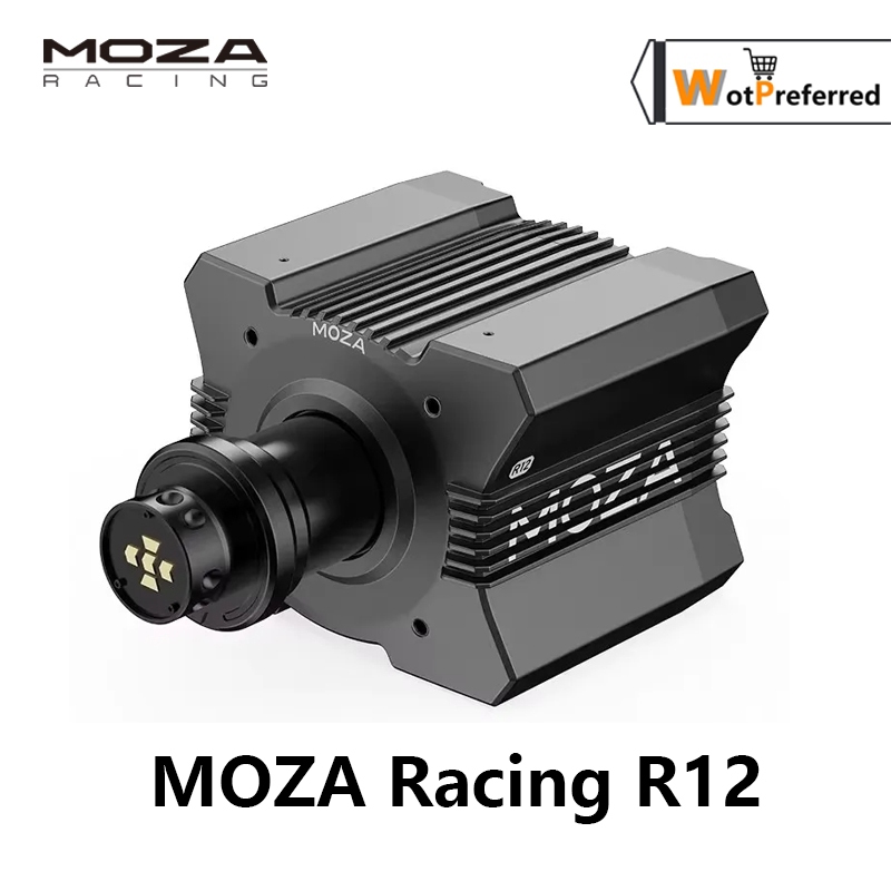 Moza Racing R12 Direct Drive ฐานล้อ GS V2P GT พวงมาลัย 12 Nm ประสิทธิภาพสูง skew เสาเซอร์โวมอเตอร์ (