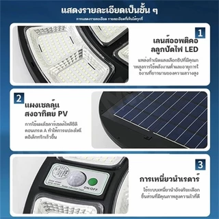 [รับประกัน 30 ปี] ไฟโซล่าเซลล์ UFO ไฟถนนโซล่าเซลล์ 5500000W 22000000W ไฟถนนเซลล์สุริยะ ไฟพลังงานแสงอาทิตย์ แสงอาทิตย์ ไฟ LED พลังงานแสงอาทิตย์ ถนน Solar street Light
