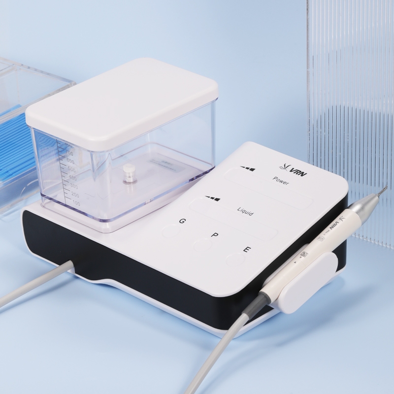 VRN Dental Ultrasonic Scaler พร้อม LED Wireless Pedal Auto Supply อุปกรณ์ Fit Woodpecker Ems เคล็ดลับ