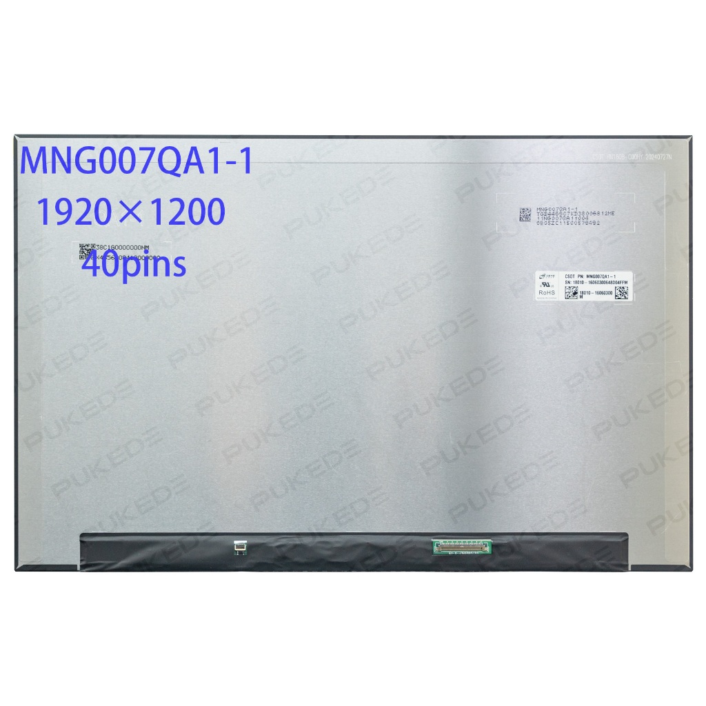 16.0 "หน้าจอ LCD แล็ปท็อป MNG007QA1-1 NE160WUM-NX2 N160JME-GE1 สําหรับ ASUS Strix G614J จอแสดงผลแผง 