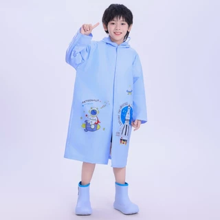 เสื้อกันฝนสำหรับเด็ก เสื้อกันฝนลายการ์ตูนสำหรับเด็ก การออกแบบกันน้ำ ขยายเพิ่มเติม ไม่มีกลิ่น เหมาะสำหรับอายุ 4-9 ปี เด็กชาย ผู้หญิง 【จัดส่งจากประเทศไทย】กระเป๋าใส่ได้