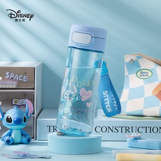 Disney ขวดน้ำพลาสติก คละสี กระบอกใส่น้ำ 500 ml/สติทช์
