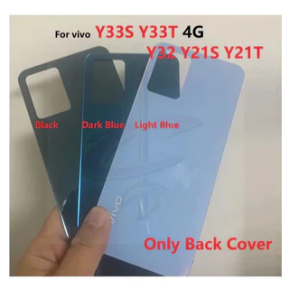 ฝาหลังสําหรับ vivo Y33S Y21T T33T Y21S เลนส์กรอบกลาง