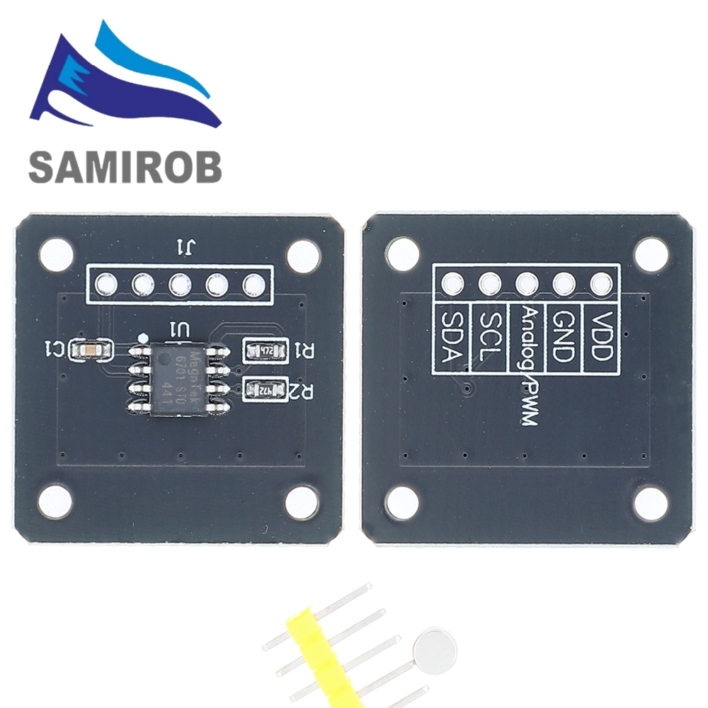 Mt6701 Magnetic Encoder เซ็นเซอร์วัดมุมเหนี่ยวนําแม่เหล็กโมดูล 14bit ความแม่นยําสูงแทน AS5600