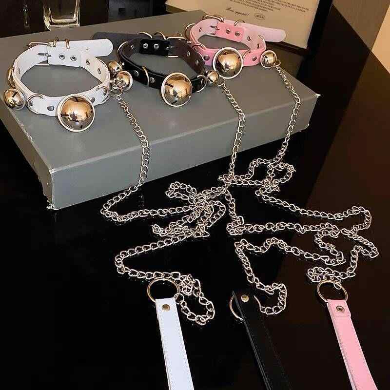 Bell Collar หญิงเชือกลากสร้อยคอเซ็กซี่คอปก m สร้อยคอสีดําคอ x Malicious สร้อยคอ