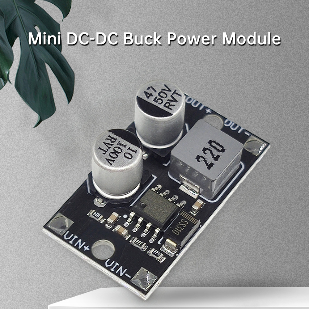 Mini DC-DC Buck Power โมดูล DC Converter 5-80V ถึง 5V/9 V/12 V/24 V อลูมิเนียม Substrate โมดูล