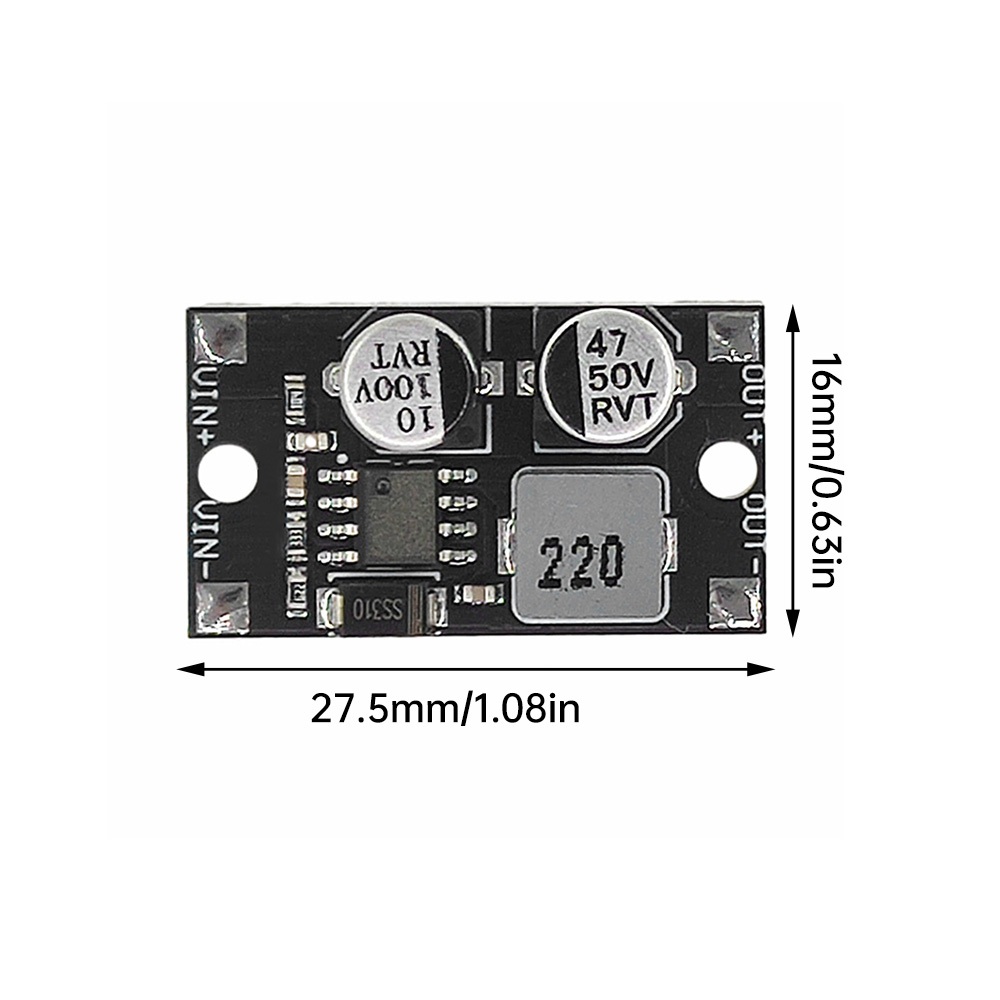 Mini DC-DC Buck Power โมดูล DC Converter 5-80V ถึง 5V/9 V/12 V/24 V อลูมิเนียม Substrate โมดูล