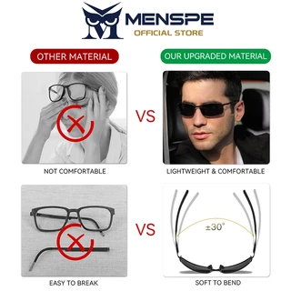 MENSPE แว่นกันแดดแฟชั่น Unisex แว่นกันแดดขับรถย้อนยุคผู้ชายs Polarized UV400 Clean Vision แว่นกันแดดขี่จักรยานขี่ตาวิ่ง