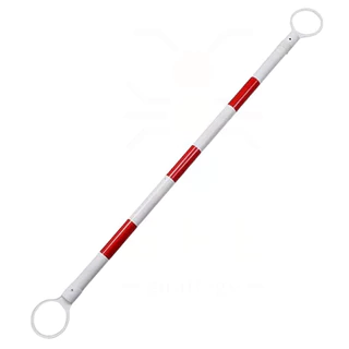 GEF * ไม้กั้นเขต ไม้กั้นเขตกั้นพื้นที่-ครอบกรวย วัสดุ PVC ยาว 1 ม สามารถยืดหดได้ถึง 2 ม อุปกรณ์เสริมกรวยจราจร