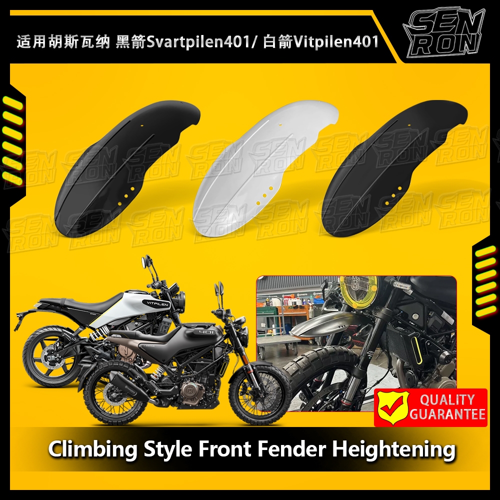 สําหรับ Husqvarna 401 Svartpilen 401 Vitpilen401 Svartpilen 250 2018-2024 รถจักรยานยนต์ด้านหน้า Mudg