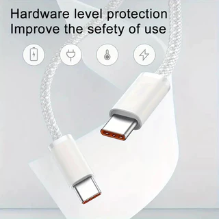 XO-60W PD 2 ม สายชาร์จแบบถักสีสันสดใสอุปกรณ์ชาร์จสายชาร์จเร็ว Type C to Type-C สำหรับ Fast charging cable charger 1m/1.5m/2m
