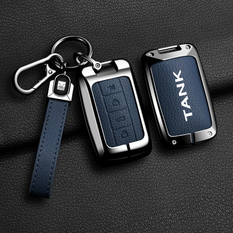 เคสกุญแจรีโมตรถยนต์ สําหรับ Great Wall GWM WEY TANK 300 500 Tank300 Tank500 2021 ของแต่งรถยนต์ พวงกุ