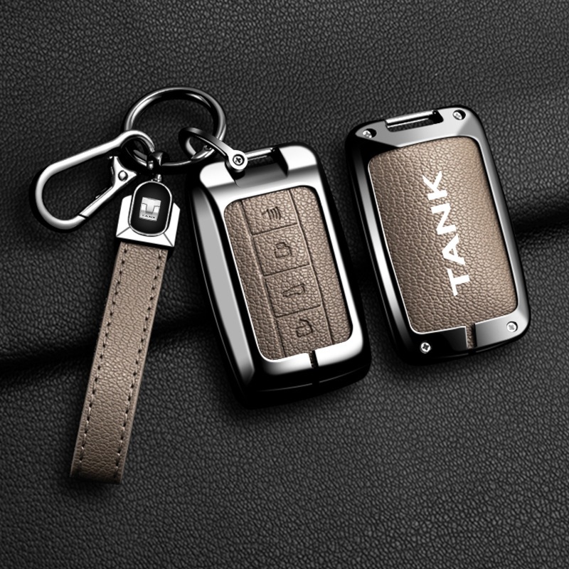 เคสกุญแจรีโมตรถยนต์ สําหรับ Great Wall GWM WEY TANK 300 500 Tank300 Tank500 2021 ของแต่งรถยนต์ พวงกุ