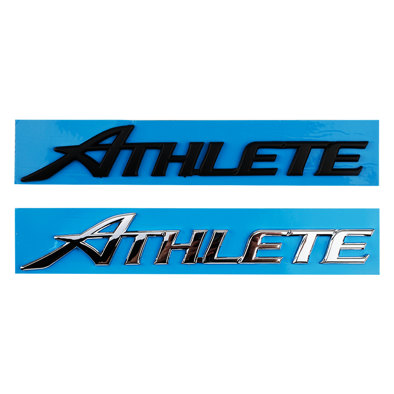 Fit สําหรับ Toyota Crown Kluger รถสัญลักษณ์ใบแผ่นด้านข้าง ATHLETE สติกเกอร์หางด้านหลัง