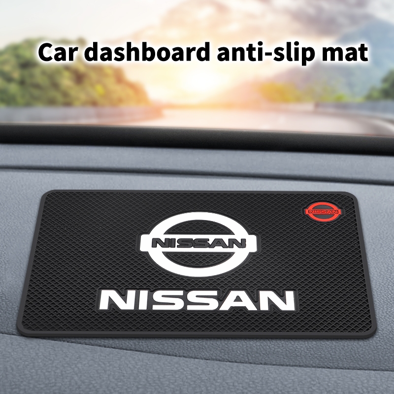 Nissan รถ Skid Mats คอนโซลกลาง Trim สําหรับ Nissan Navara X-Trail Almera Sunny Teana Serena Kicks Sylphy