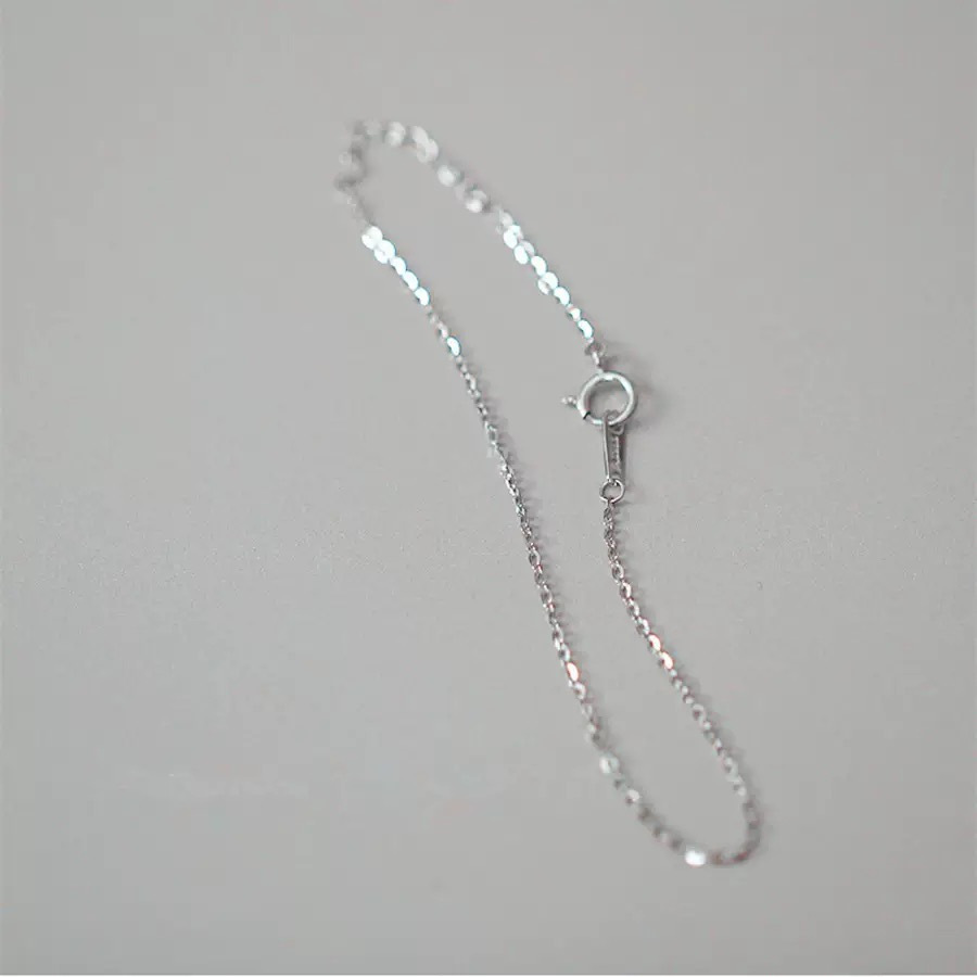 สร้อยข้อมือผู้หญิง เงิน925 เคลือบทอง14K โซ่ตัวโอ เรียบง่ายใส่ได้ทุกแบบ จัดส่งด่วนทางการ 1-2 วัน - รูปที่ 5