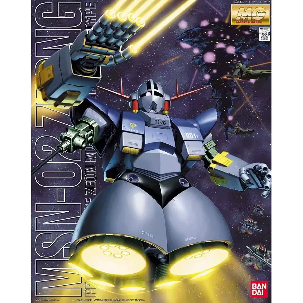 BANDAI ชุดโมเดล GUNDAM 1/100 MG MSN-02 Zeong MOBILE SUIT GUNDAM