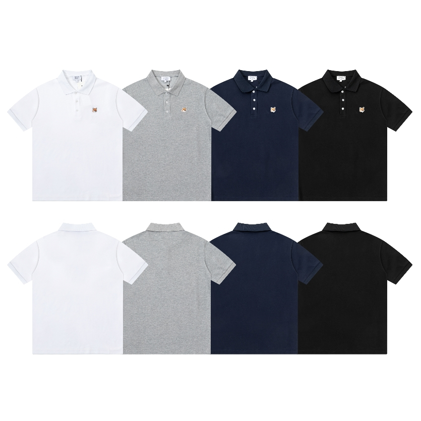 Street Wear New Style Tops เสื้อโปโลแขนสั้นใหม่สไตล์คนดังผ้าคุณภาพสูงสบาย Brea