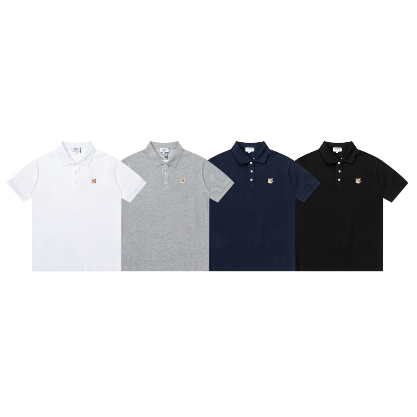 Street Wear New Style Tops เสื้อโปโลแขนสั้นใหม่สไตล์คนดังผ้าคุณภาพสูงสบาย Brea