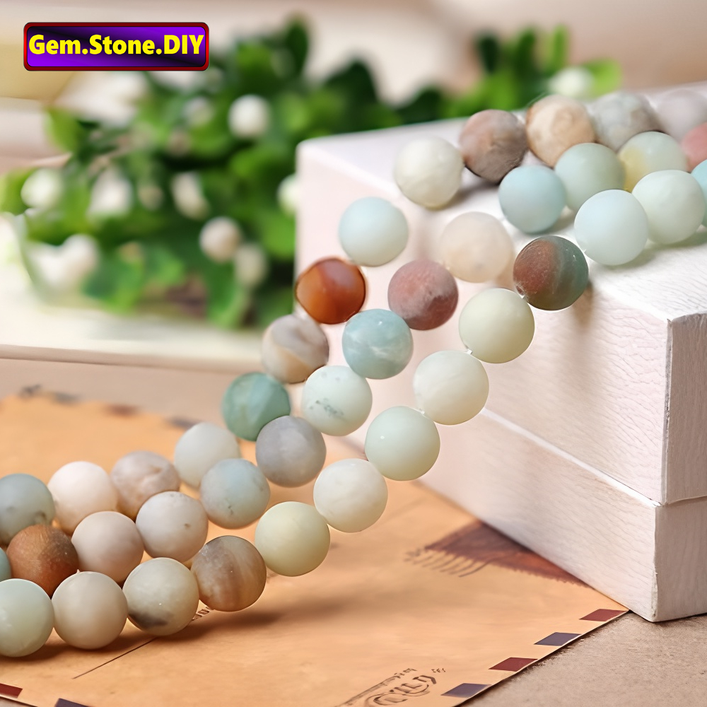 Chinese Amazonite(Matte) Natural Stone，Loose Bead จีน อเมซอนไนท์ (เคลือบ) หินธรรมชาติ,หลวมลูกปัด ตัวเว้นวรรค สําหรับสร้อยข้อมือ /สร้อยคอ /แหวน /ต่างหู,ขายส่งทําด้วยมือ ทําเอง เครื่องประดับ,สร้อยข้อมือหินคริสตัลร