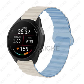 สายรัดข้อมือซิลิโคน 20 มม. สำหรับ Garmin vivoactive 5 6/3 Music / Forerunner 55/70/170/165/245/645/158/168 / Approach S50
