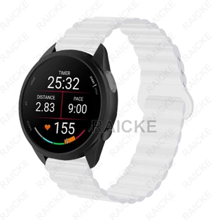 สายรัดข้อมือซิลิโคน 20 มม. สำหรับ Garmin vivoactive 5 6/3 Music / Forerunner 55/70/170/165/245/645/158/168 / Approach S50