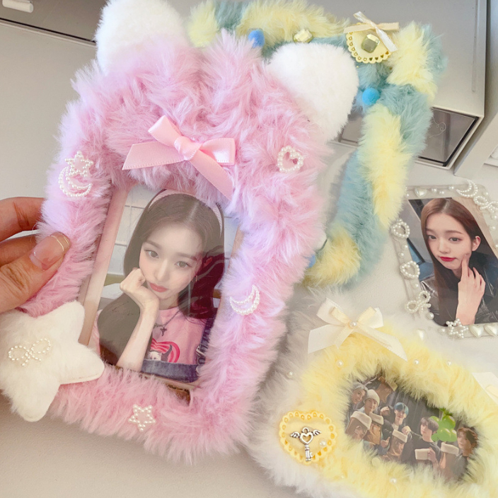 ก้านบิดผ้ากํามะหยี่ขนนิ่ม ลายการ์ตูนน่ารัก แฮนด์เมด สําหรับตกแต่งการ์ด DIY