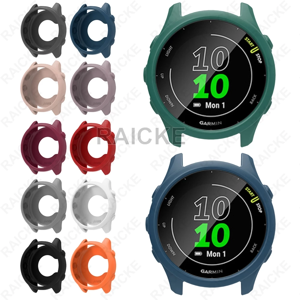 เคสซิลิโคนอ่อนนุ่มป้องกันหน้าจอสำหรับ Garmin Forerunner 255/265