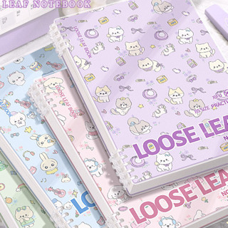 สมุดหลวมแบบไม่มือธีมดอกไม้ ข5 สมุดบันทึกที่ถอดออกได้