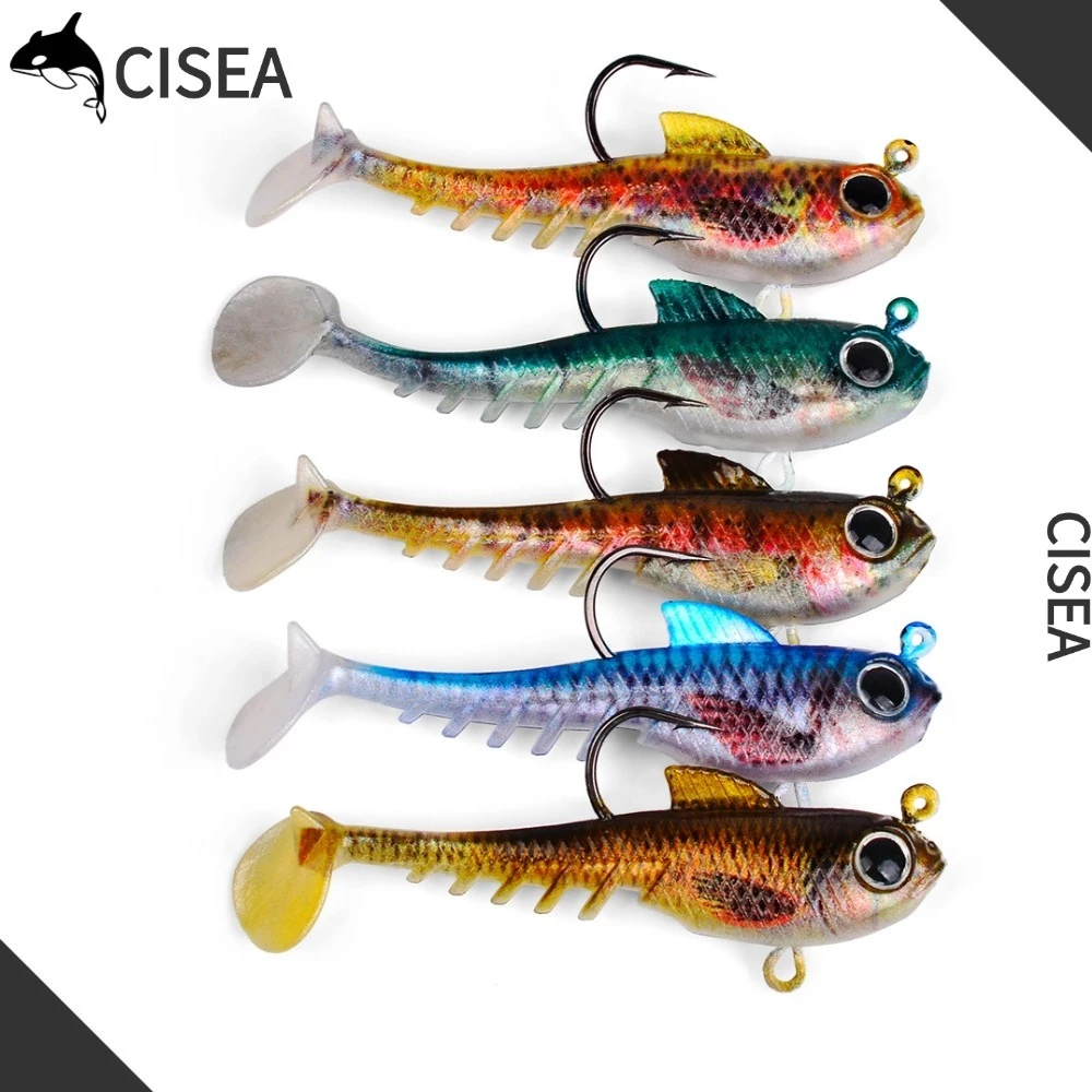 CISEA F293 เหยื่อยาง ปลา ตกปลา ตกปลา เหยื่อจิ๊ก เหยื่อ 6.5g 9.5g 13.5g