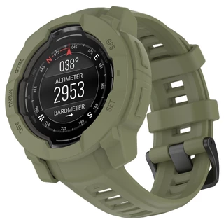 เคสซิลิโคนเปลือกป้องกันครึ่งฝาครอบอุปกรณ์เสริมสําหรับ Garmin Instinct 3 45mm 50mm / Instinct E 40mm 45mm