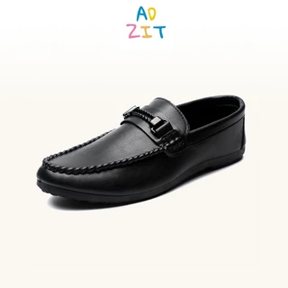💕คุณภาพสูง💕แฟชั่น ผู้ชาย รองเท้าลำลอง รองเท้า loafer Breathable รองเท้าหนัง # DD91💕