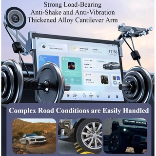 OATSBASF ที่วางโทรศัพท์หน้าจอในรถยนต์ Metal Central Control Display ที่วางโทรศัพท์ในรถยนต์