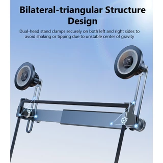 OATSBASF ที่วางโทรศัพท์หน้าจอในรถยนต์ Metal Central Control Display ที่วางโทรศัพท์ในรถยนต์