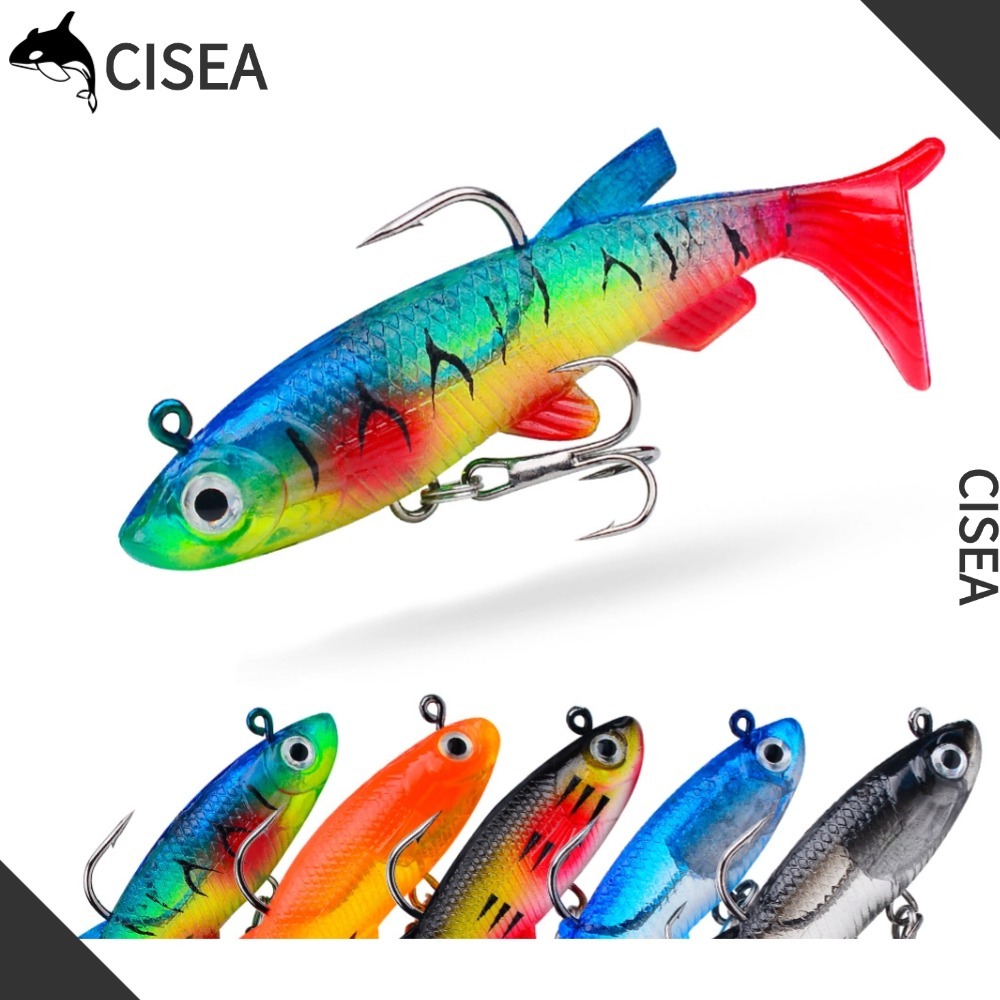 CISEA F297 เหยื่อยาง ปลา ตกปลา ตกปลา เหยื่อจิ๊ก เหยื่อ 13.5g 7.5cm