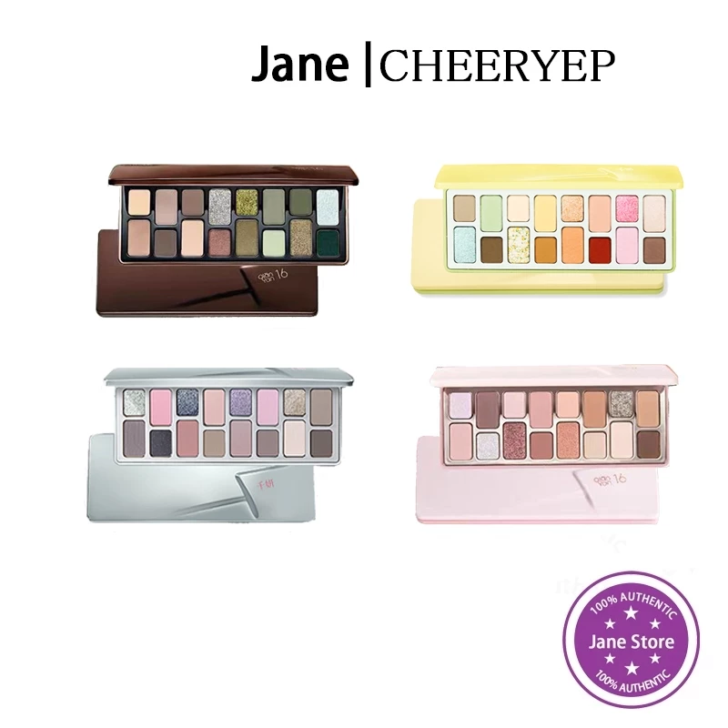 CHEERYEP พาเลทอายแชโดว์ 16 สี "Floating Life" 2026 New Edition, Daily Makeup พาเลทอายแชโดว์หลากสี