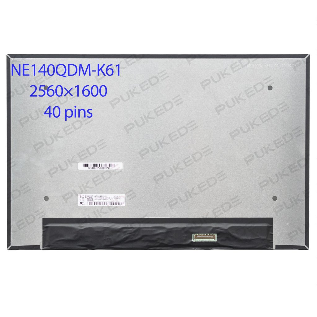 14.0 นิ้วแล็ปท็อปหน้าจอสัมผัส LCD NE140QDM-K61 LP140WQA-SPB1 สําหรับ Dell DP/N 0TW8Y2 0FXP48 2560160