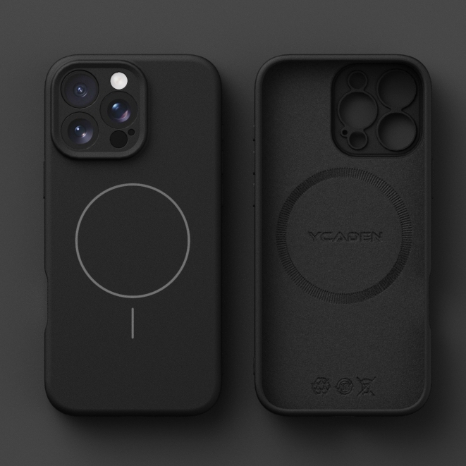 【Thin circles/Silicone soft case/Black】เคส compatible for iPhone x xr xs max 16E 11 12 13 14 15 16 pro max case