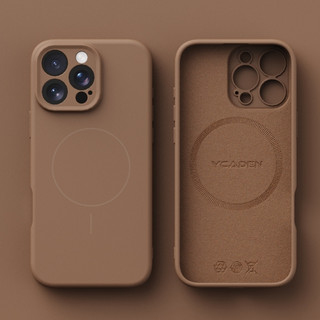 【Thin circles/Silicone soft case/Khaki】เคส compatible for iPhone x xr xs max 16E 11 12 13 14 15 16 pro max case