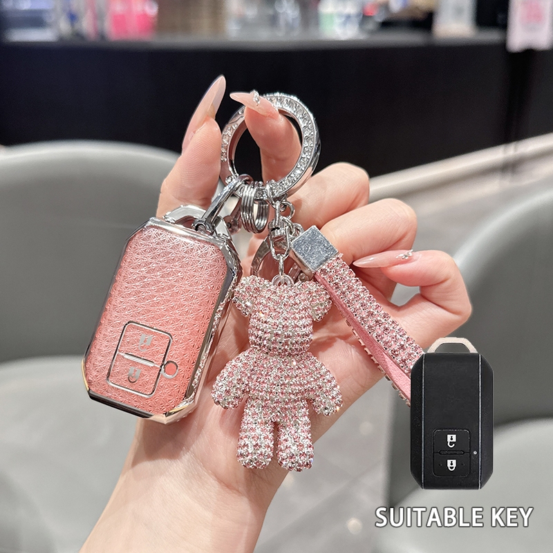 สําหรับ Suzuki Grand Vitara Swift SX4 S-Cross XL-7 Kuyucha Sch4 สําหรับ Suzuki Swift 2007-2010 TPU ฝาครอบ Key Holder