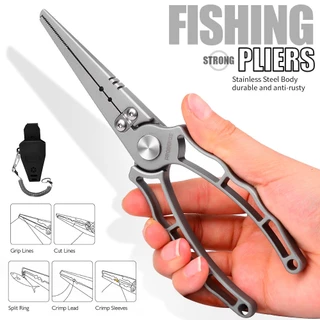 CISEA F304 คีม สายเบ็ด คีมตกปลา ชุดคีม knipex คีมย้ํา 147g 18.5cm